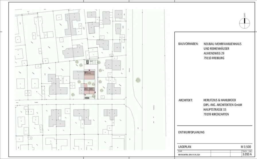 unverb. Bebaubarkeitsstudie, Lageplan