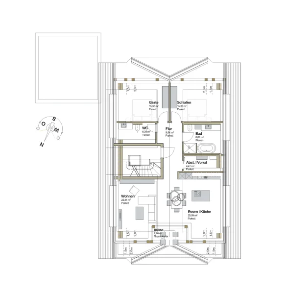 Grundriss Dachgeschoss