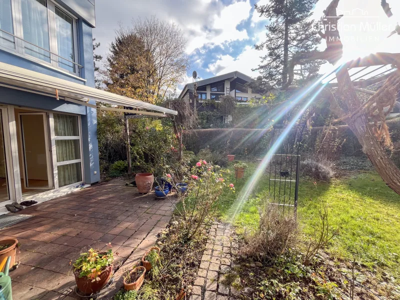 Terrasse und Garten 