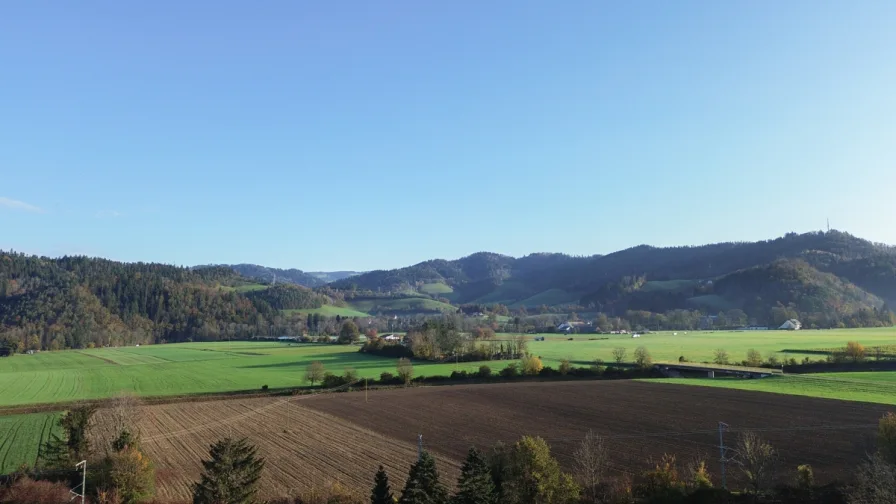 Ausblick in die Berglandschaft