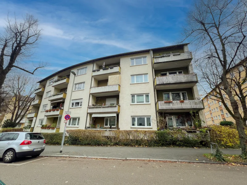 Außenaufnahme - Wohnung kaufen in Freiburg - Solide Kapitalanlage: 1-Zimmer-Wohnung mit Balkon in Freiburg-Herdern