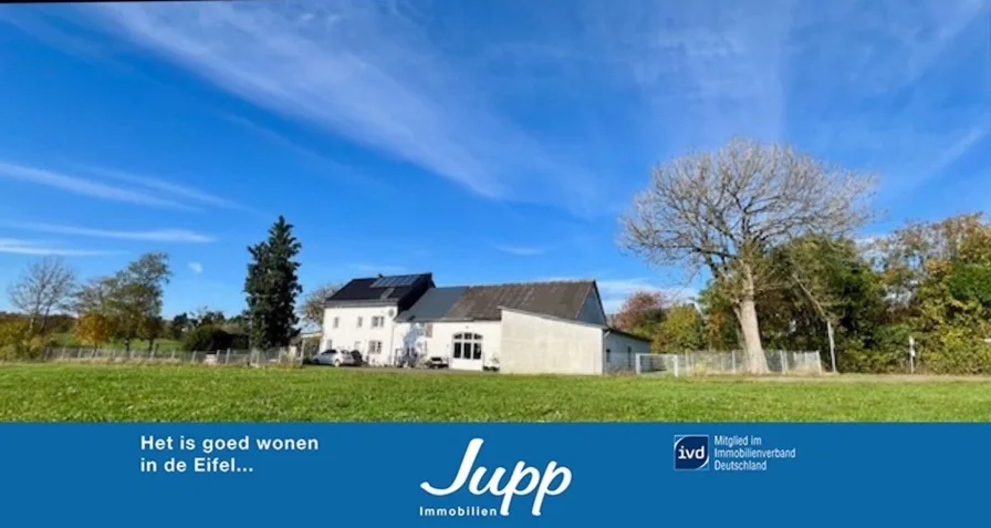 Straßenansicht - Haus kaufen in Ulmen - Charmantes, modernisiertes Bauernhaus mit zusätzlichem Bauland in Ulmen, Vorpochten