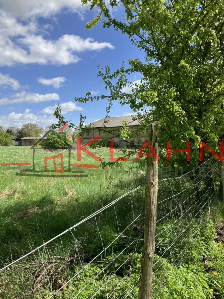 Blick von Norden - Grundstück kaufen in Zepelin / Oettelin - Leben auf dem Lande - Traumhaft schönes Grundstück mit eigener Streuobstwiese