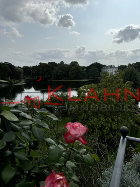 Blick über den Feenteich - Wohnung mieten in Hamburg - Zuhause mit Blick auf den Feenteich