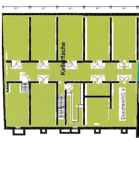 Grundriss Kellerflächen