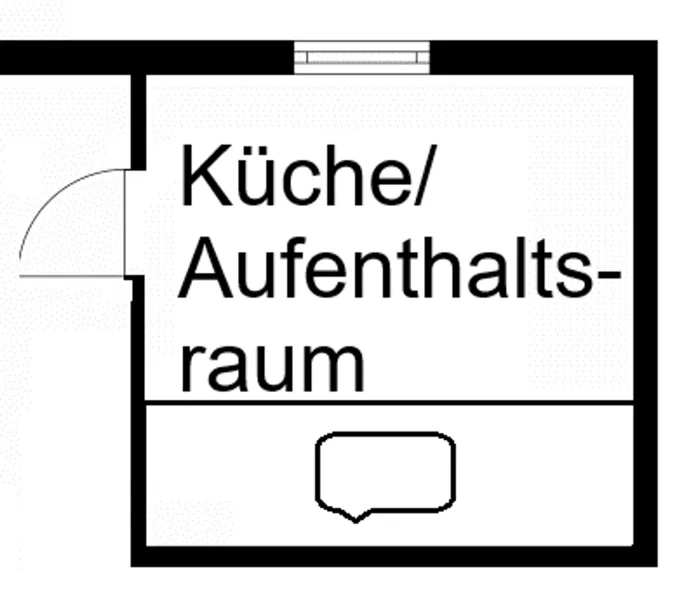 Grundriss 3.OG Küche