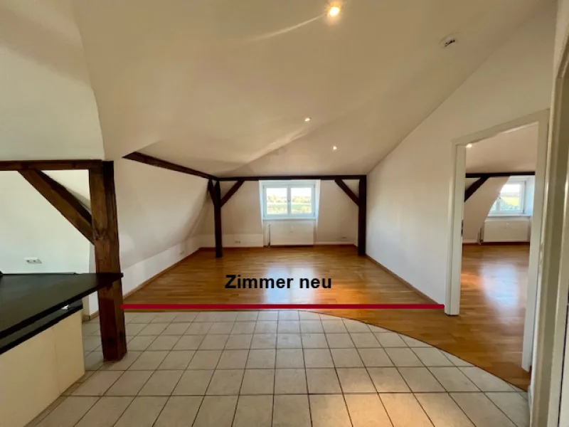 Zimmer neu neben Küche