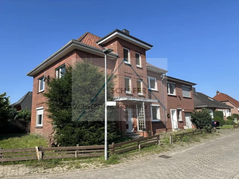 Außenansicht - Haus kaufen in Twistringen - Freistehendes Ein-/ Zweifamilienhaus  mit Ausbaureserve zu verkaufen