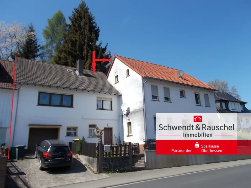 Ansicht - Haus kaufen in Büdingen - Viel Platz und schnell verfügbar - Wohnhaus in Büdingen-Rinderbügen