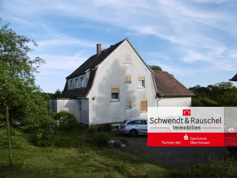  - Haus kaufen in Homberg - 1-FH mit Doppelgarage und großem Grundstück in Homberg (Ohm)