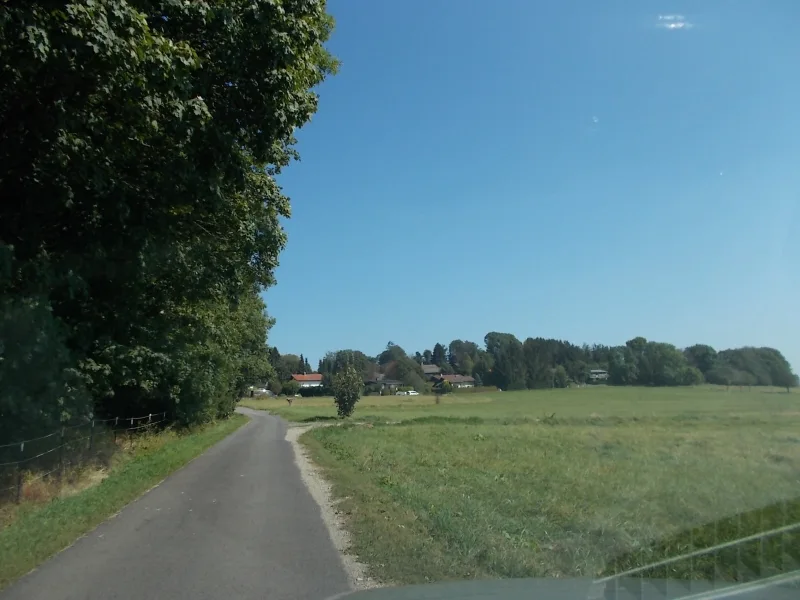 Blick zur Siedlung