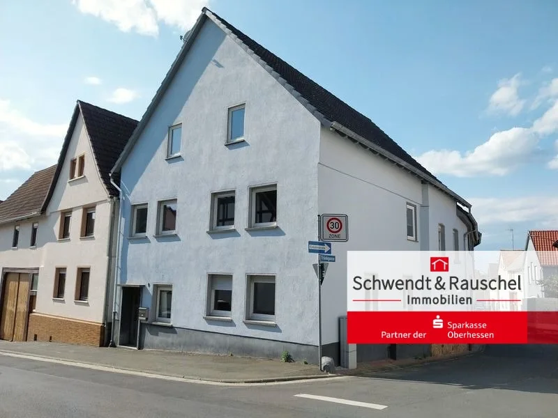 Frontansicht - Haus kaufen in Münzenberg - Einfamilienhaus in Münzenberg