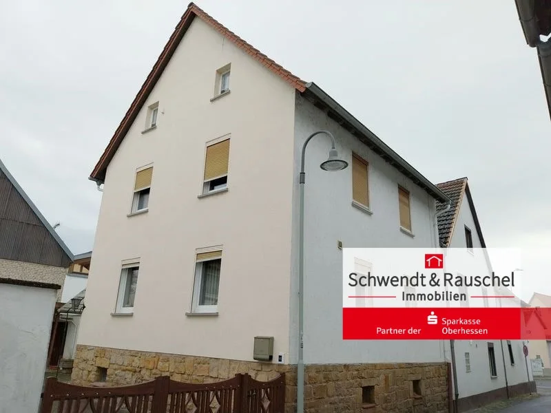 Frontansicht - Haus kaufen in Rockenberg - Einfamilienhaus in Rockenberg