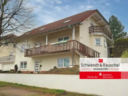 Frontansicht - Haus kaufen in Ranstadt - Großes 3-Familienhaus in Ranstadt-Bobenhausen