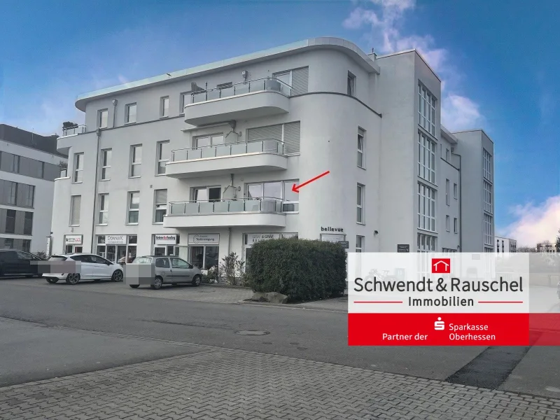 Frontansicht - Wohnung kaufen in Karben - Schickes 1 Zimmer-Apartment in Karben-Kloppenheim