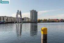 Die 30 m hohen Molecule Man von Jonathan Borofsky