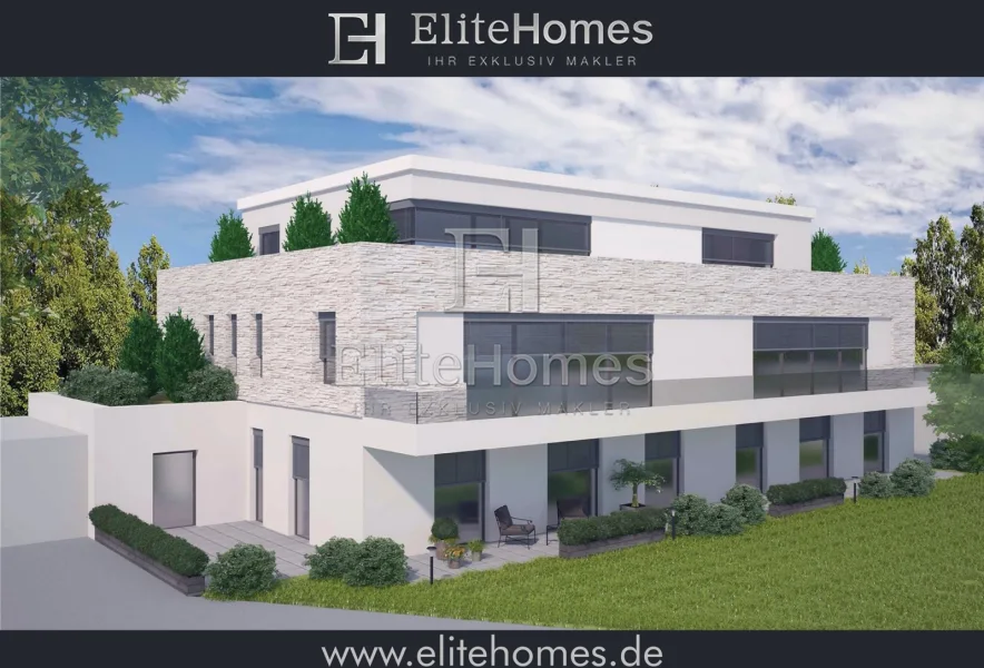 Titel-Projekt-Garten - Wohnung kaufen in Köln / Rodenkirchen - Michaelshoven: attraktive 3 Zimmer Neubau-Erdgeschoßwohnung mit Garten