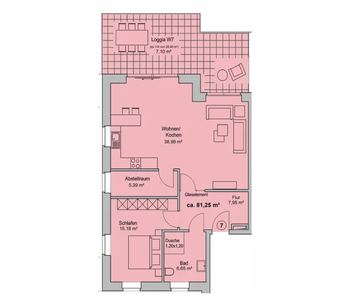 ETW 7 - Wohnung kaufen in Westerkappeln - Smarte und nachhaltige Penthousewohnung in beliebter Lage von Westerkappeln!