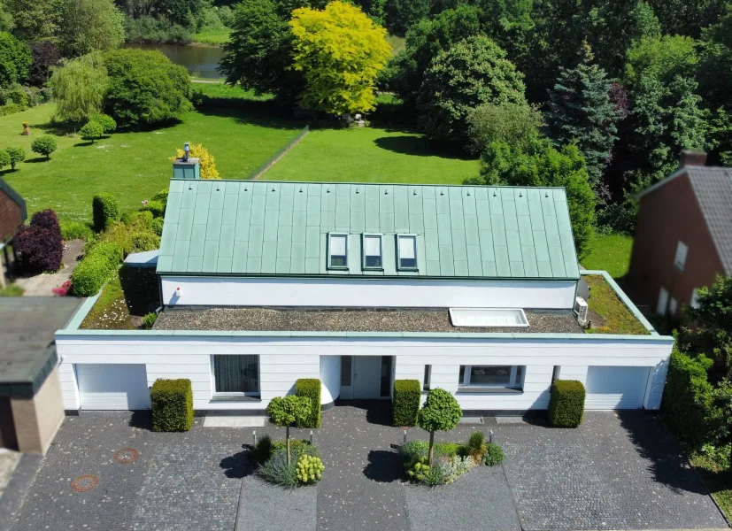  - Haus kaufen in Rheine - - TRAUMHAUS in Traumlage - Einfamilienhaus mit Emsblick in Rheine