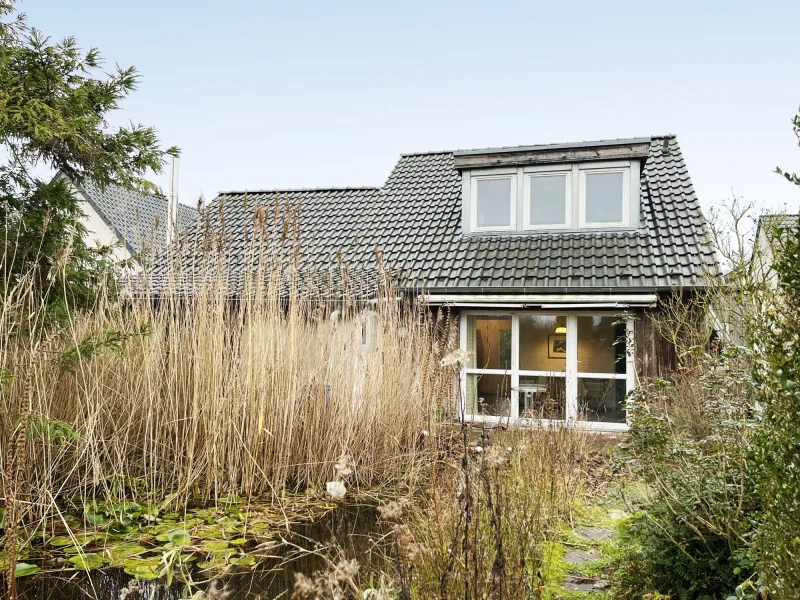 Rückansicht - Haus kaufen in Greven - Seltenheit verdient Beachtung! Großes Grundstück in ruhiger Lage!