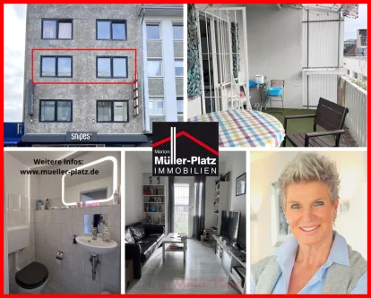 Titelbild - Wohnung kaufen in Mönchengladbach - Schicke 3 Zimmer-Wohnung mit einem Balkon in Südlage, mitten in der City vom Mönchengladbach!