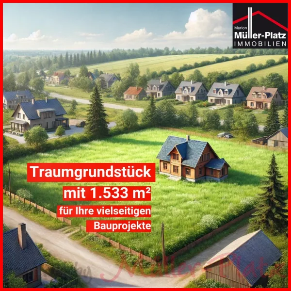 Titelbild - Grundstück kaufen in Wegberg - 1.533 m² Vielseitiges Grundstück für Traumprojekte-Ideal für Häuser, Doppelhäuser & Pferdeliebhaber