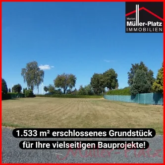 Titelbild  - Grundstück kaufen in Wegberg - 1.533 m² erschlossenes Grundstück, ideal für Ihr Traumhaus,  ein Doppelhaus & Pferdeliebhaber