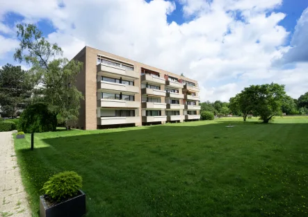 Haus von hinten - Wohnung kaufen in Düsseldorf - Zentral - zwischen RHEIN und Nordstraße in Düsseldorf