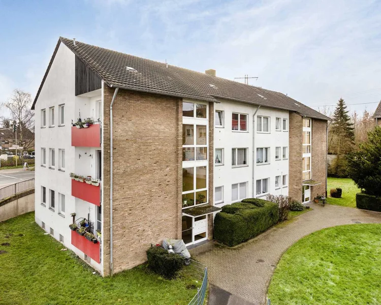 Hausansicht - Wohnung kaufen in Ratingen - Moderne 2-Zimmer-Eigentumswohnung mit Balkon - Gepflegt und Einzugsbereit