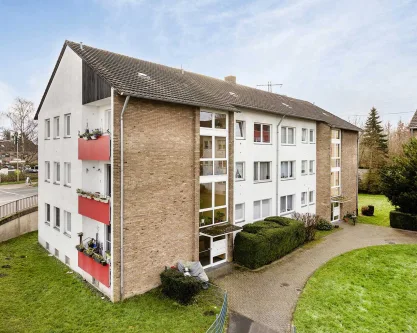 Hausansicht - Wohnung kaufen in Ratingen - Moderne 2-Zimmer-Eigentumswohnung mit Balkon - Gepflegt und Einzugsbereit