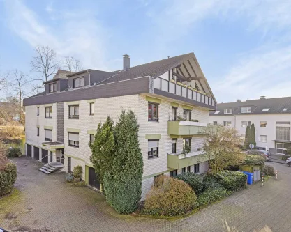 Außenansicht - Wohnung kaufen in Ratingen - Ratingen-Lintorf: Großzügiges Appartement mit großer Loggia und Stellplatz