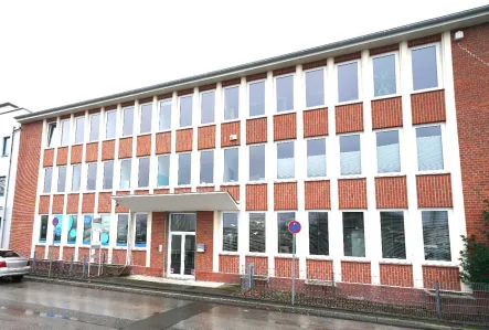 Ansicht Gebäude - Büro/Praxis mieten in Ratingen - Provisionsfrei: Bürofläche mit optionalem Lager (200m²) in Ratingen Mitte/ West