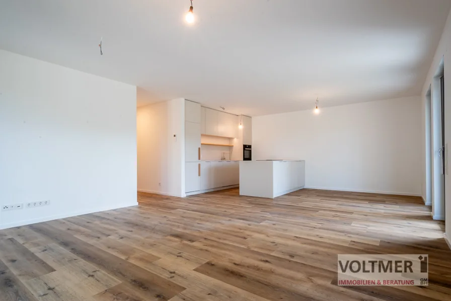 Wohn- Essbereich - Wohnung kaufen in Homburg - NEUBAU MIT STIL - Neubauwohnung mit zwei Terrassen in gefragter Lage von Homburg!