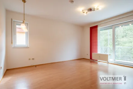 Wohn- Esszimmer - Wohnung mieten in Neunkirchen/Saar - ECHT SCHNITTIG - Mietwohnung mit Balkon und Garage im Altseiterstal!
