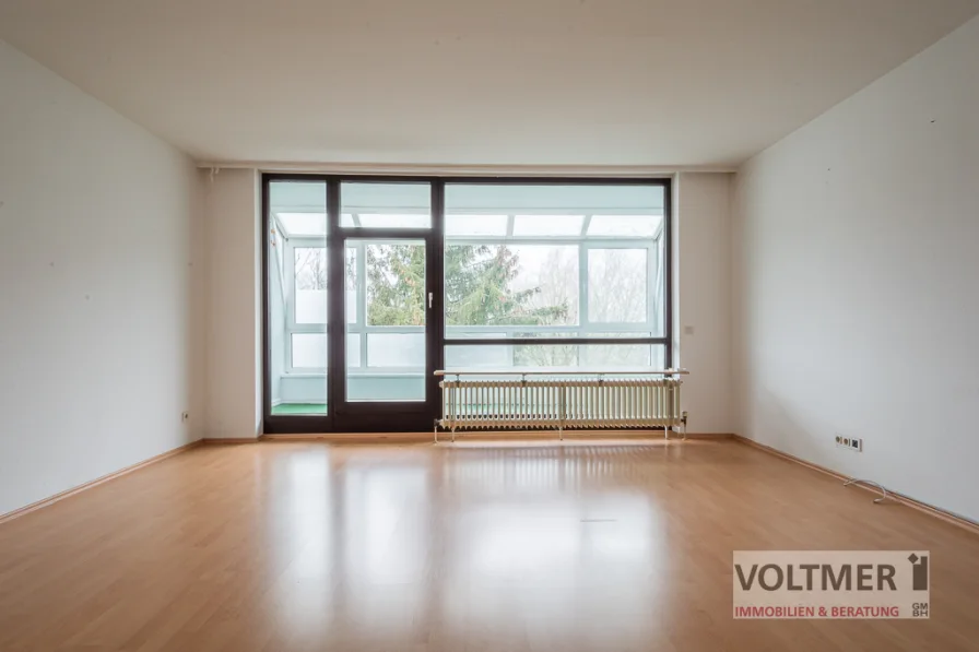 Wohnzimmer - Wohnung mieten in Homburg / Einöd - SONNENTRAUM - lichtdurchflutete 3,5 Zimmer Wohnung mit überdachter Loggia in Homburg/Einöd!