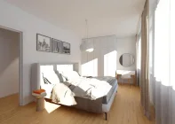 Visualisierung Schlafzimmer