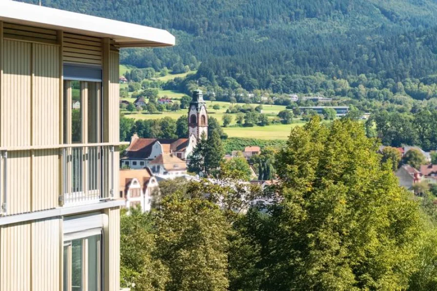 Ausblick auf Kollnauer Kirche St