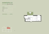 Grundriss Haus B2 Whg. 8