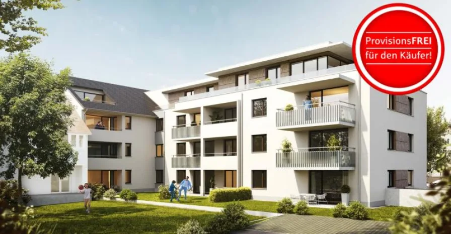 Visualisierung Modellansicht - Wohnung kaufen in Kirchzarten - Hübsche Neubau-Wohnung mit schönem Balkonund Aufzug