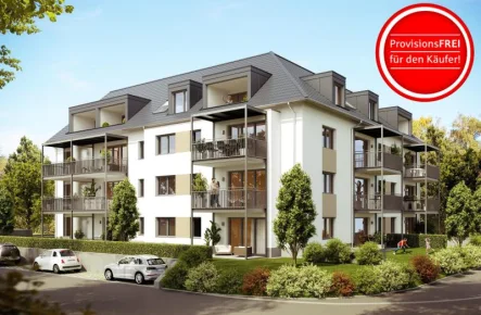 Ansicht Mozartstrasse - Wohnung kaufen in Teningen - Dachgeschoss ETW in Neubauvorhaben