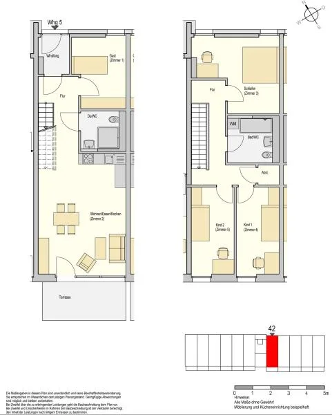 Erd- und Obergeschoss ETW 5