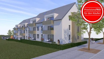 Visualisierung - Wohnung kaufen in Freiburg im Breisgau - Neubau-Maisonette-Eigentumswohnung in attraktiver Wohnlage