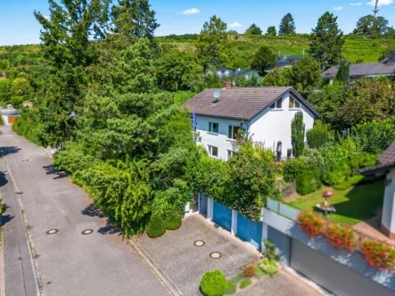 Ansicht Haus - Haus kaufen in Kenzingen - Panoramablick inklusive:Großzügiges Haus mit Garten in begehrter Hanglage