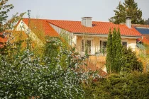 Blick auf den großen Süd-Balkon