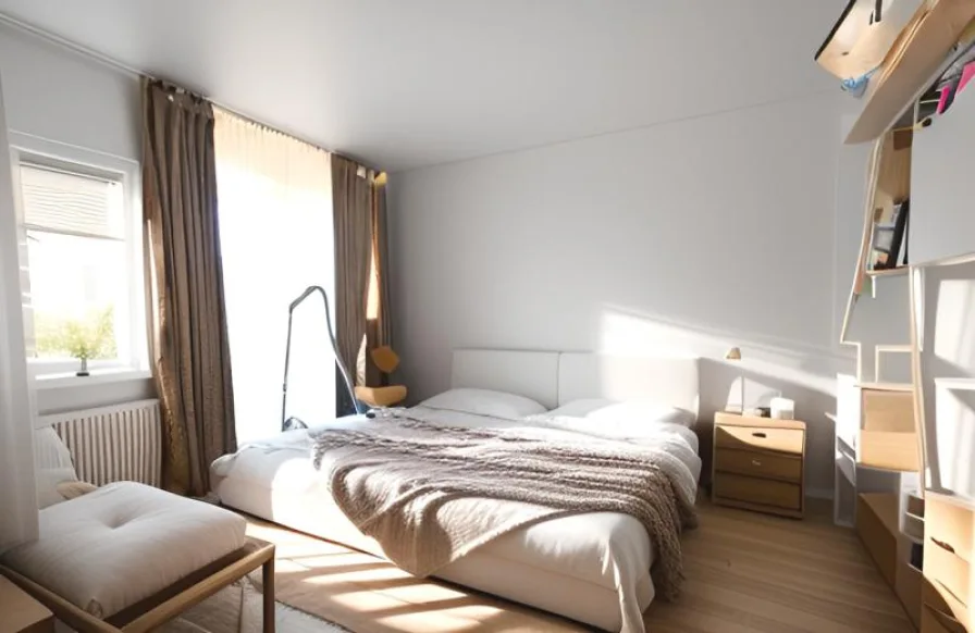 virtuelles Homestaging Schlafzimmer