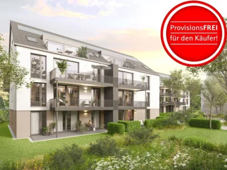 Visualisierung Haus 1 - Wohnung kaufen in Denzlingen - Einzigartige 2-Zimmer Etagenwohnung mit Balkon in zentraler Lage von Denzlingen