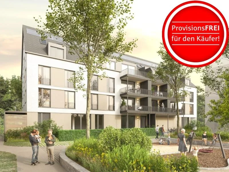 Visualisierung Haus 2 - Wohnung kaufen in Denzlingen - Hochwertige 3-Zimmer Neubauwohnung mit Balkon in Denzlingen – Ihr neues Zuhause