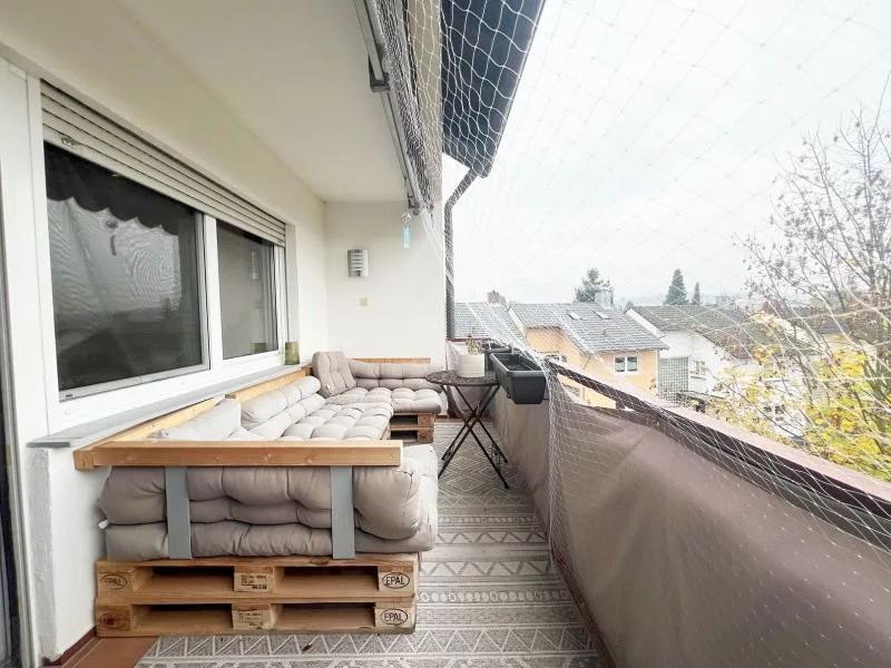 Balkon - Wohnung kaufen in Ettenheim - Schöne und ruhige 3-Zimmer Wohnung mit herrlichem Ausblick in Ettenheim