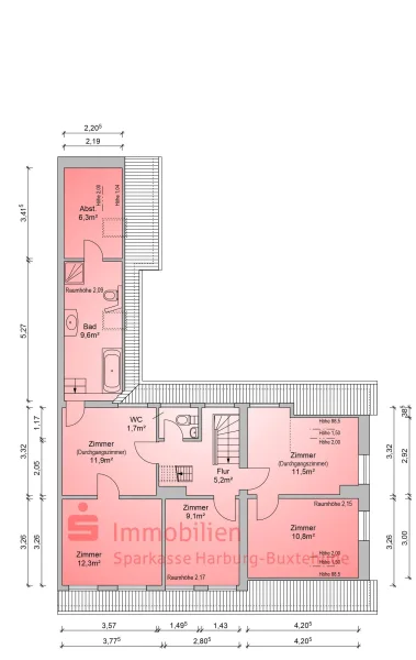 Grundriss Dachgeschoss