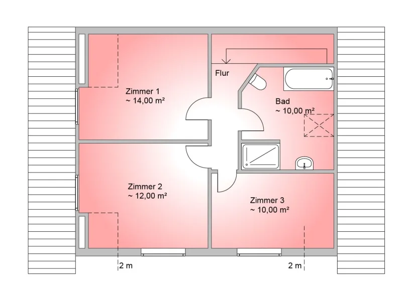 Grundriss Dachgeschoss